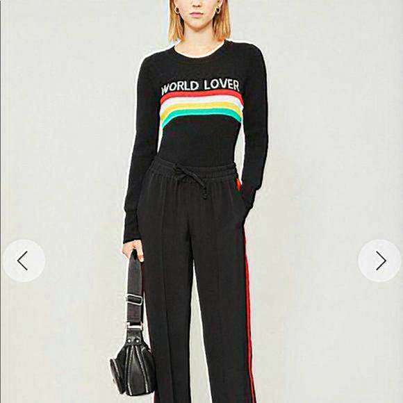 Sandro World-Lovers Intarsia Sweater Size 2 - Picture 1 of 11